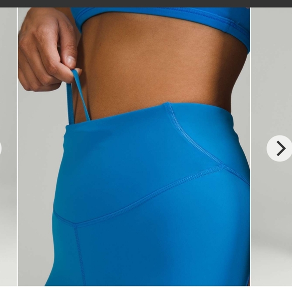 Lululemon Base Pace 25" Poolside Blue Size 12 - Picture 3 of 9
